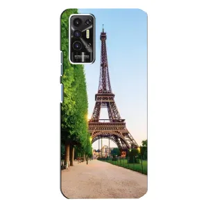 Чохол Ейфелева Вежа TECNO Pova-2 (LE7n) - (AlphaPrint) (Дорога до Парижу)