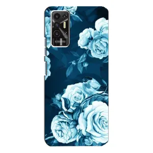 Чехлы (ART) Цветы на TECNO Pova-2 (LE7n) (VPrint) (Блактині бутони)