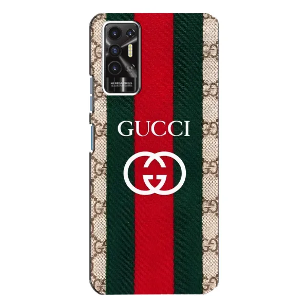 Чехол с принтом «Gucci дизайн» для TECNO Pova 2 (LE7n)