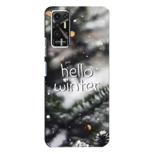 Новорічні, Святкові Чохли для TECNO Pova-2 (LE7n) - 2024 год (Hello winter)