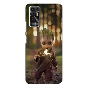 Чохол МАРВЕЛ для ТЕКНО Пова-2 (ЛЕ7н) (AlphaPrint) (I am Groot)
