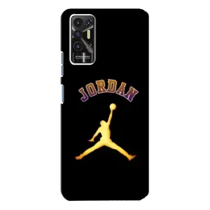 Чехлы для TECNO Pova-2 (LE7n) - с картинкой JORDAN (AlphaPrint) (Jordan Gold)