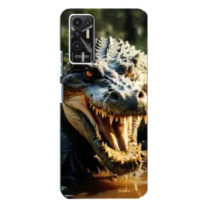 Чохол з картинкою 'Хижаки' для TECNO Pova 2 (LE7n) (Небезпечний крокодил)