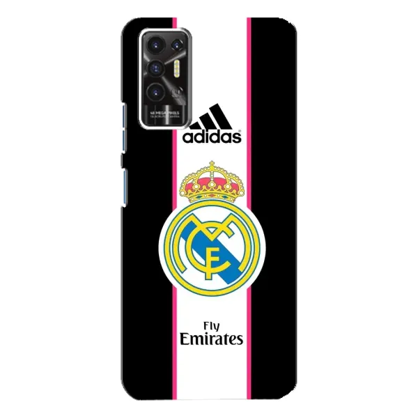 Чехол с принтом «лого Real Madrid» для TECNO Pova 2 (LE7n) Чехол с принтом «лого Real Madrid» для TECNO Pova 2 (LE7n)