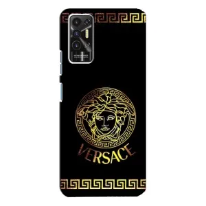 Чохли VERSACE для ТЕКНО Пова-2 (ЛЕ7н) (PREMIUMPrint) (Logo Versace)