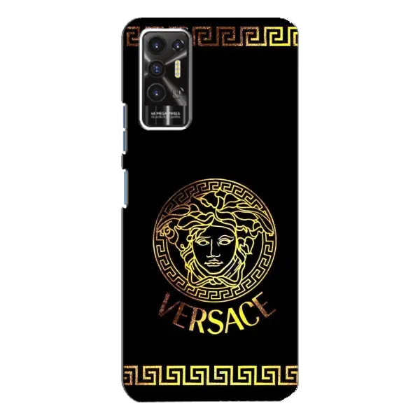 Чохол з принтом «Logo Versace» для TECNO Pova 2 (LE7n) Чохол з принтом «Logo Versace» для TECNO Pova 2 (LE7n)