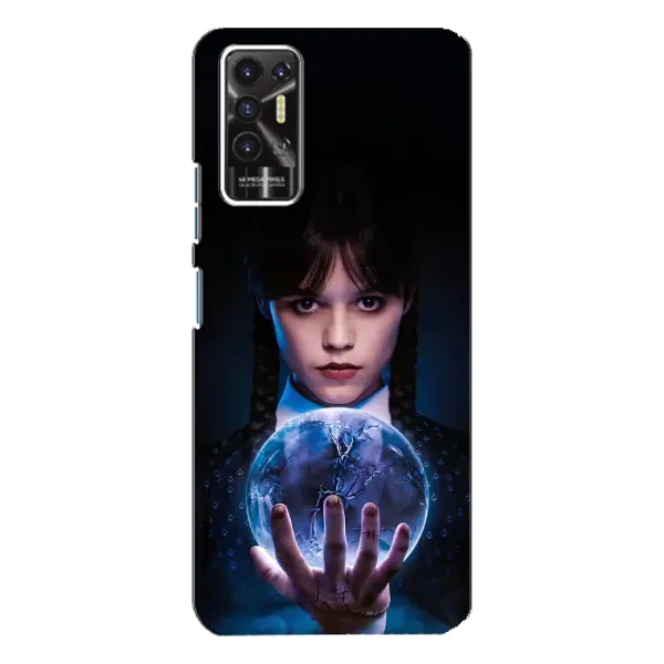 Чехол с принтом «Магическая сфера Уэнздей» для TECNO Pova 2 (LE7n) Чехол с принтом «Магическая сфера Уэнздей» для TECNO Pova 2 (LE7n)