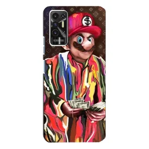 Бренднові Чохли для TECNO Pova-2 (LE7n) - (PREMIUMPrint) (Mario LV)