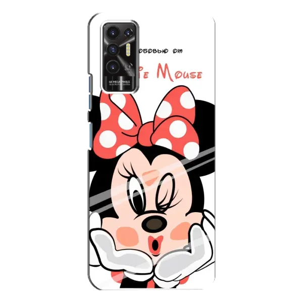 Чехол с принтом «Маус Минни» для TECNO Pova 2 (LE7n)