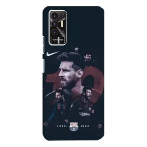 Чехлы Месси для TECNO Pova-2 (LE7n) (AlphaPrint) (Месси 10)