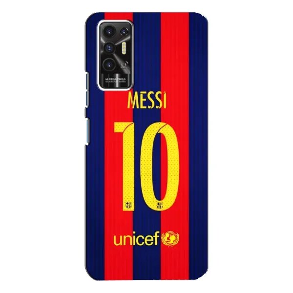 Чехол с принтом «Messi Barca 10» для TECNO Pova 2 (LE7n)