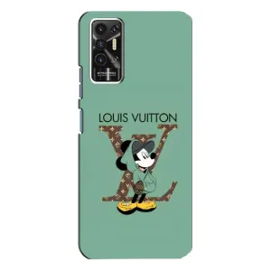 Чехлы Луи Витон для TECNO Pova-2 (LE7n) (AlphaPrint - LOUIS VUITTON) (Микки Маус LV)