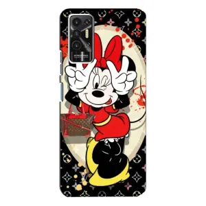Чохол Disney Mouse TECNO Pova-2 (LE7n) (PREMIUMPrint) (Мінні peace)