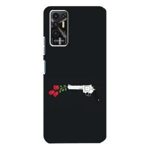 Чехлы (ART) Цветы на TECNO Pova-2 (LE7n) (VPrint) (Неочікувані квіти)