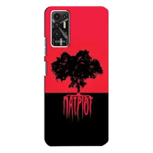 Украинские Чехлы для TECNO Pova-2 (LE7n) с картинкой УПА (AlphaPrint) (Патриот)