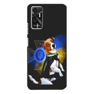 Чехлы с картинкой собаки Патрон для TECNO Pova-2 (LE7n) (AlphaPrint) (Патрон собачка)