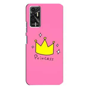 Чохол з картинкою (Стильні) ТЕКНО Пова-2 (ЛЕ7н) - (AlphaPrint) (Princess)