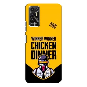 Чеjхол PUBG для ТЕКНО Пова-2 (ЛЕ7н) (AlphaPrint) (Pubg шолом)