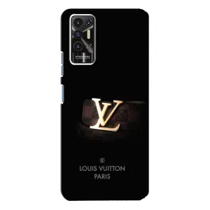 Чехлы Луи Витон для TECNO Pova-2 (LE7n) (AlphaPrint - LOUIS VUITTON) (ремешок LV)