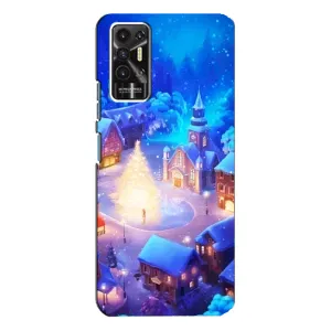 Різдвяні Чохли для TECNO Pova-2 (LE7n) (VPrint) (Різдвяне місто)