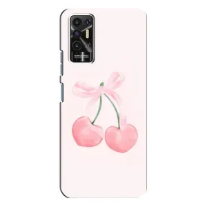 Чохол з розовим принтом для TECNO Pova-2 (LE7n) (Рожеві вишні)