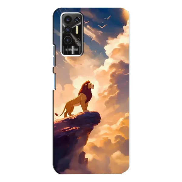 Чехол с принтом «Симба на скале» для TECNO Pova 2 (LE7n)