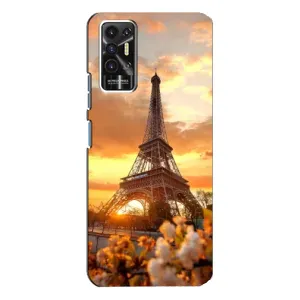 Чохол Ейфелева Вежа TECNO Pova-2 (LE7n) - (AlphaPrint) (Сонячня вежа)