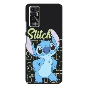 Чохол з принтом Стіч на TECNO Pova 2 (LE7n) (Stitch 626)