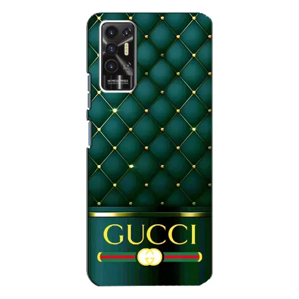 Чехол с принтом «Текстура Гуччи» для TECNO Pova 2 (LE7n)