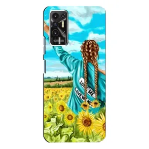 Чехол для Патриота Украины TECNO Pova-2 (LE7n) - (AlphaPrint) (Украиночка)