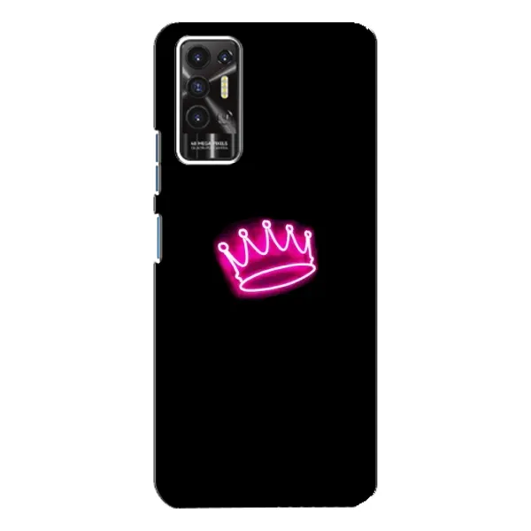Чехол с принтом «Яркая корона» для TECNO Pova 2 (LE7n)