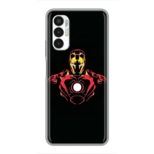 Чохли з героями Марвел Tecno POVA 3 (LF7n) (VPrint) (Залізна людина)