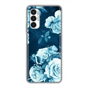 Чехлы (ART) Цветы на Tecno POVA 3 (LF7n) (VPrint) (Блактині бутони)