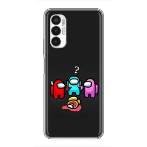Чехол Амонг Ас для Tecno POVA 3 (LF7n) (AlphaPrint) (Импостер)