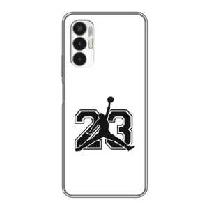 Чехлы для Tecno POVA 3 (LF7n) - с картинкой JORDAN (AlphaPrint) (Jordan 23)