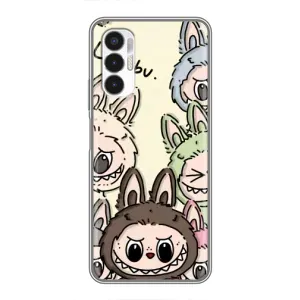 Чохол з Лабубу на Tecno POVA 3 (LF7n) (Золота мавпа Bored Ape)