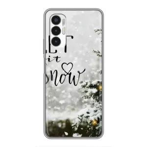 Новорічні, Святкові Чохли для Tecno POVA 3 (LF7n) - 2024 год (Let it snow)