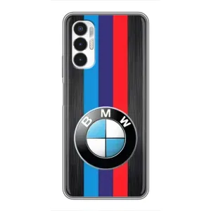 Чохол для ТЕКНО ПОВА 3 (ЛФ7н) - з принтом БМВ (AlphaPrint) (Лого BMW)