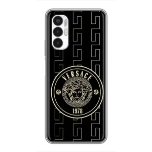 Чохли VERSACE для ТЕКНО ПОВА 3 (ЛФ7н) (PREMIUMPrint) (Лого Версаче)