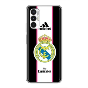 Чехол для Tecno POVA 3 (LF7n) с принтом Реал Мадрид (Лого Real Madrid)