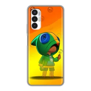 Чехол для Tecno POVA 3 (LF7n) Бравл Старс (VPrint) (Хлопчик Леон)