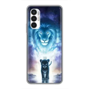 Чохол з картинкою ЛЕВ для Tecno POVA 3 (LF7n) (VPrint) (Маленький лев)