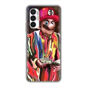 Бренднові Чохли для Tecno POVA 3 (LF7n) - (PREMIUMPrint) (Mario LV)