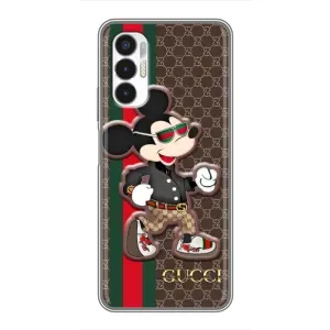 Чохли GUCCI для ТЕКНО ПОВА 3 (ЛФ7н) (AlphaPrint) (Маус Гуччі)