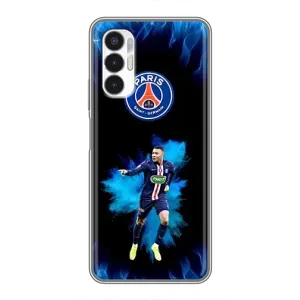 Чехлы Килиан Мбаппе для Tecno POVA 3 (LF7n) (Мбаппе в огне)
