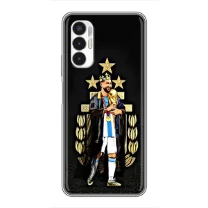 Чехлы для Tecno POVA 3 (LF7n) (Leo чемпион) (AlphaPrint) (Месси Король)