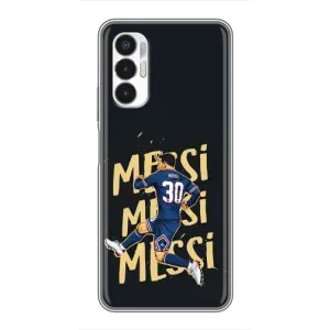 Чехлы для Tecno POVA 3 (LF7n) (Leo чемпион) (AlphaPrint) (Messi ПСЖ)