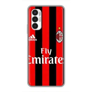 Чехлы для Tecno POVA 3 (LF7n) (VPrint) - Футбольные клубы (Milan)
