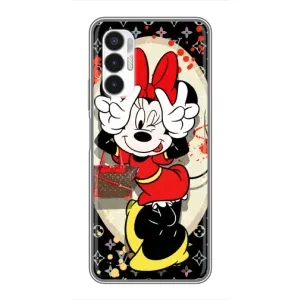 Чохол Disney Mouse Tecno POVA 3 (LF7n) (PREMIUMPrint) (Мінні peace)
