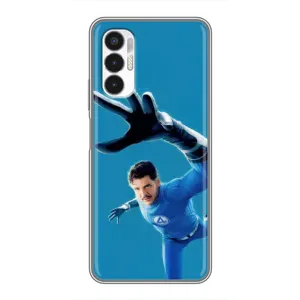 Чохол з принтом Фантастична четвірка для Tecno POVA 3 (LF7n) (Містер Фантастік супергерой)